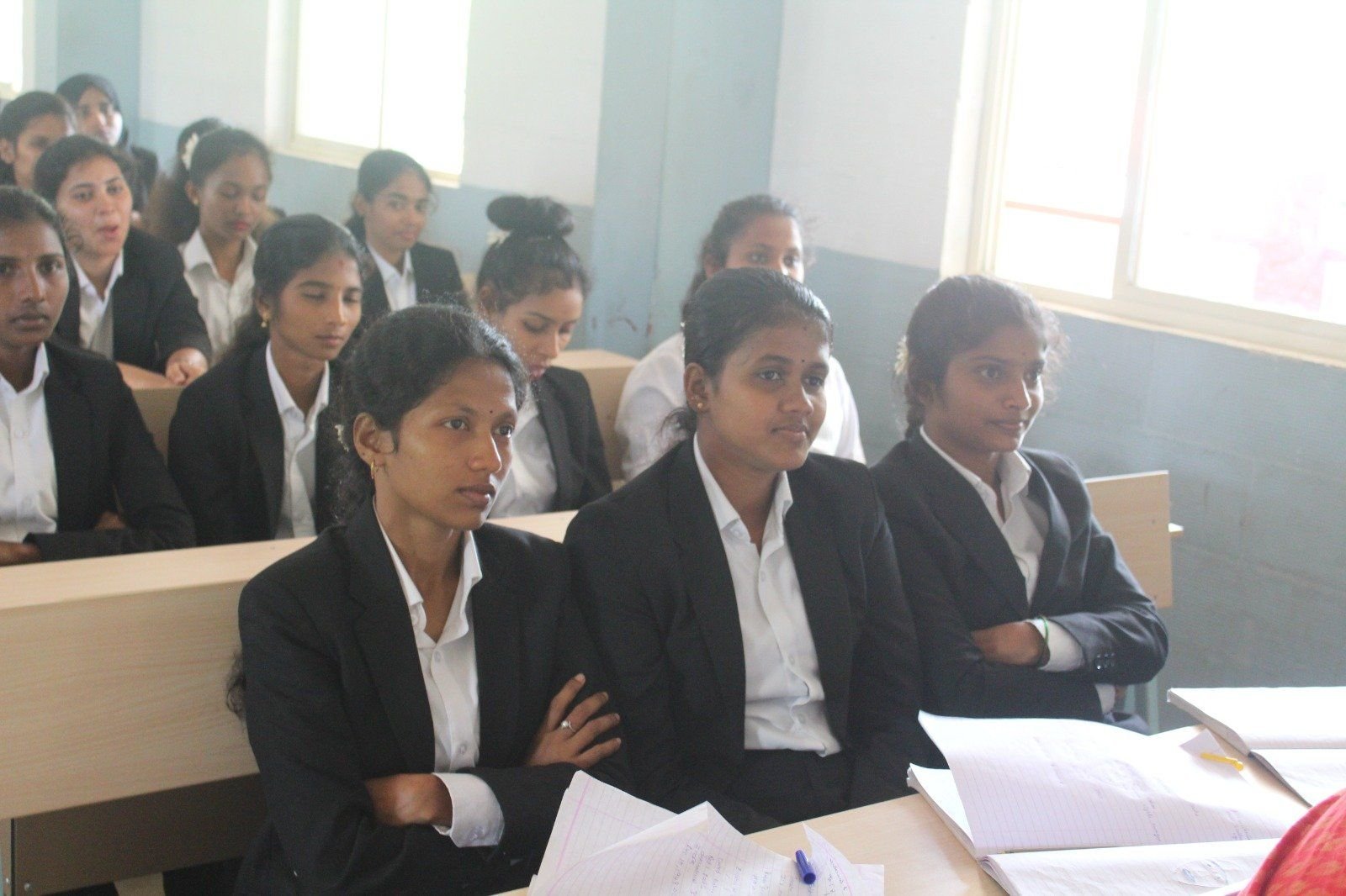 Students in class