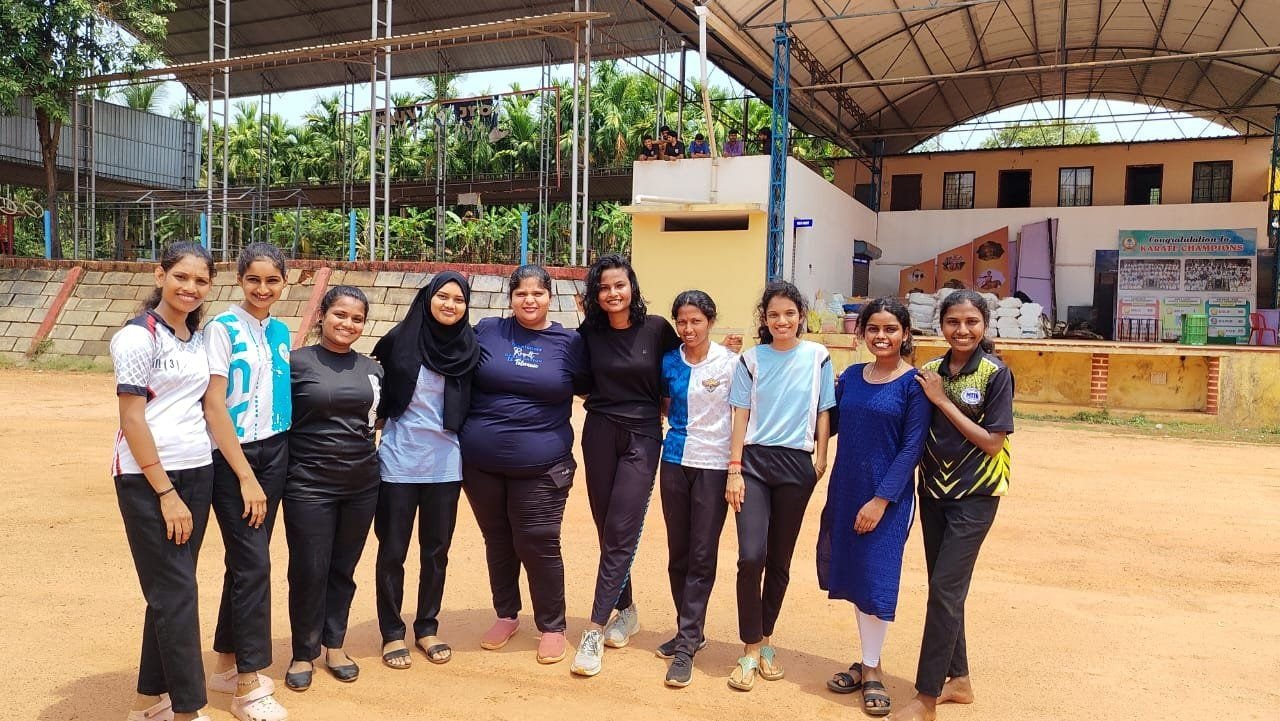 Students on the playground